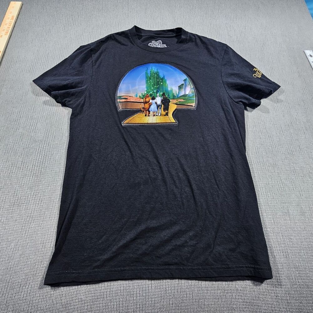 The Wizard of Oz Dorothy Graphic Crew Neck T-Shirt Black Mens M